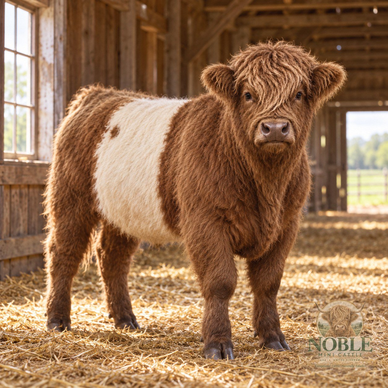 Bandit, Miniature Belted Galloway